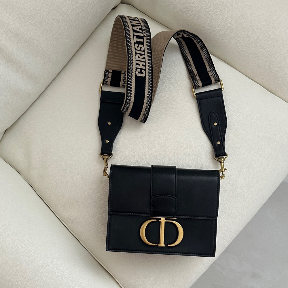 Black and Gold Crossbody Bag